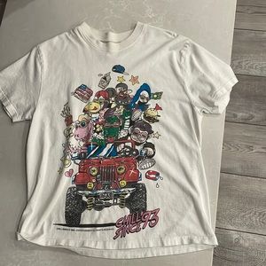 Brandy Melville white animal car shirt! One size